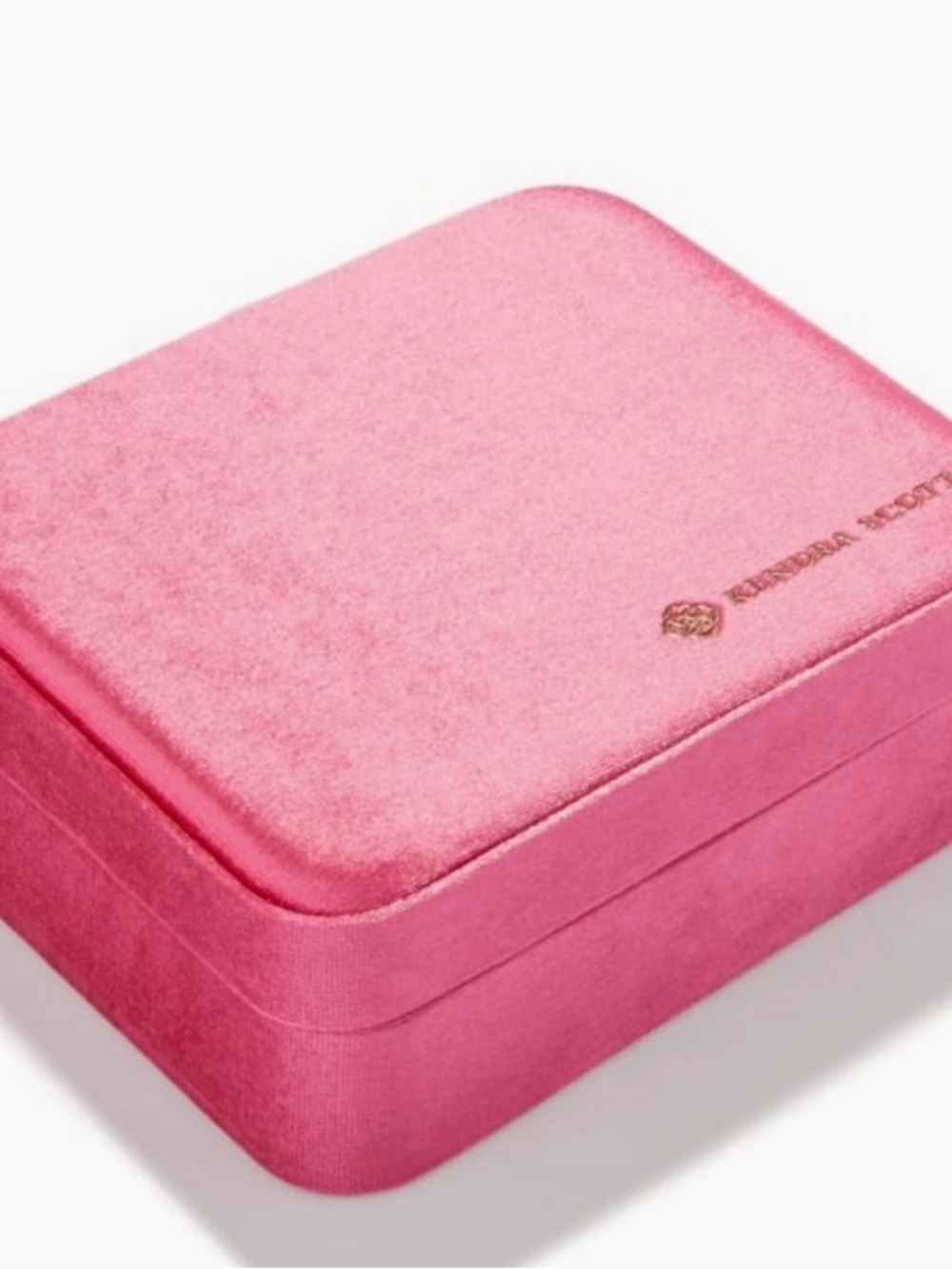 Kendra Scott Pink Velvet Jewelry Box